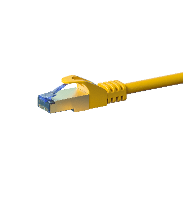CAT 6a Netzwerkkabel LSOH - S/FTP - 50 Meter - Gelb