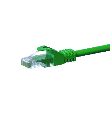CAT 5e Netzwerkkabel U/UTP – 1,50 Meter - Grün - CCA
