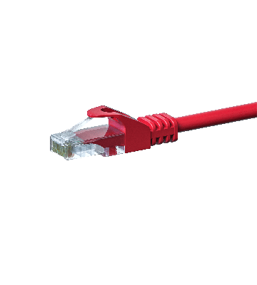 CAT 5e Netzwerkkabel U/UTP – 1,50 Meter - Rot - CCA