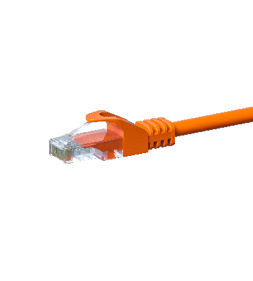 CAT 5e Netzwerkkabel U/UTP – 1,50 Meter - Orange - CCA