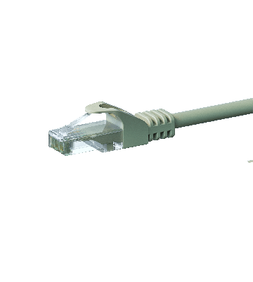 CAT 6 Netzwerkkabel U/UTP - 3 Meter - Grau - CCA