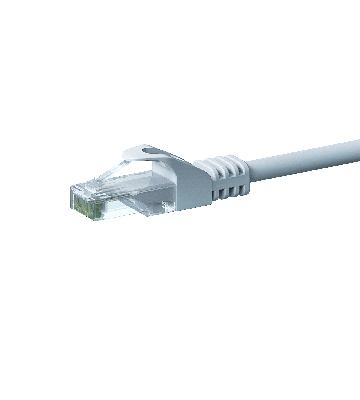 CAT 6 Netzwerkkabel U/UTP - 7,50 Meter - Weiß - CCA