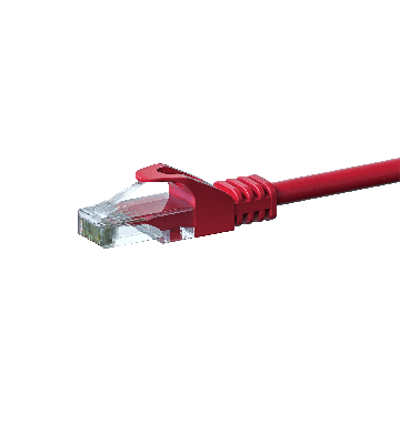CAT 6 Netzwerkkabel U/UTP - 15 Meter - Rot - CCA