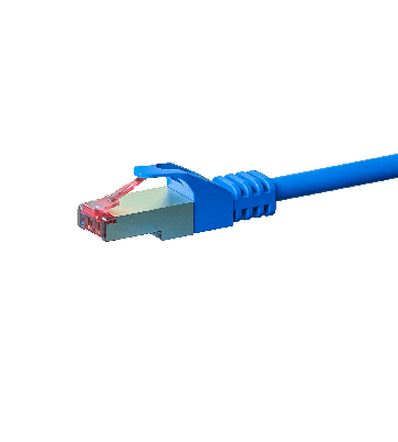 CAT 6 Netzwerkkabel LSOH - S/FTP - 15 Meter - Blau