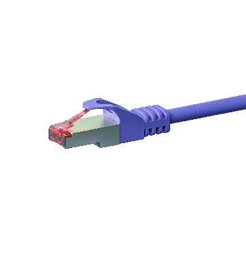CAT 6 Netzwerkkabel LSOH - S/FTP - 15 Meter - Violett