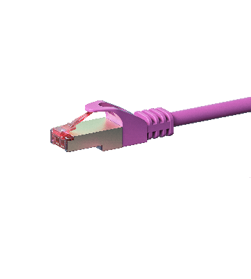 CAT 6 Netzwerkkabel LSOH - S/FTP - 15 Meter - Rosa