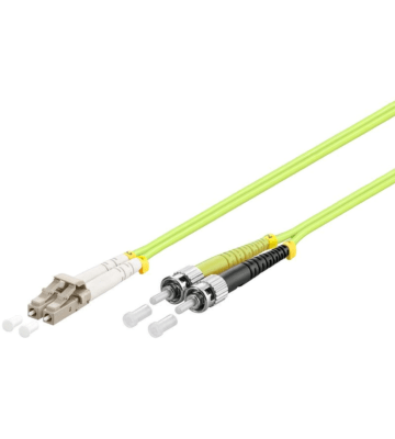 Glasfaserkabel LC-ST OM5 Duplex Patchkabel – 10 Meter