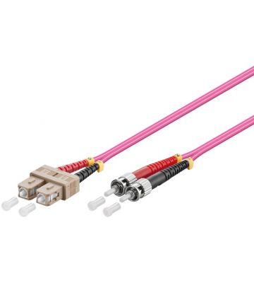 Glasfaserkabel SC-ST OM4 Duplex Patchkabel – 2 Meter