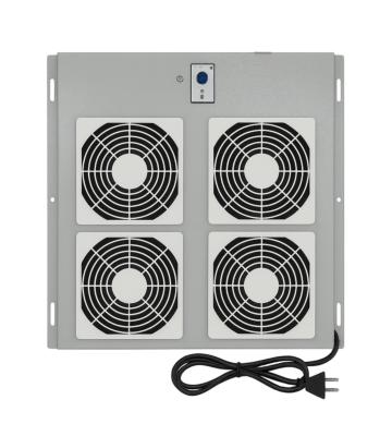 Belüftungseinheit mit 4 Ventilatoren und Thermostat für Outdoor Netzwerkschränken