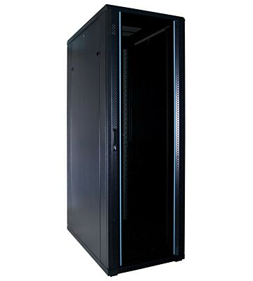 37 HE 19” Serverschrank, mit Glastür (BxTxH) 600 x 1000 x 1800mm 