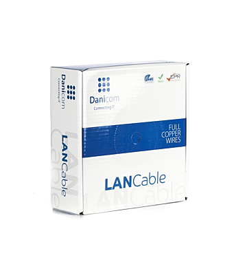 DANICOM CAT6A U/UTP 50m Starrleiter - LSZH (Eca)