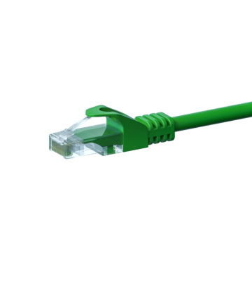 CAT5e Netzwerkkabel, U/UTP, 10 meter, Grün, 100% Kupfer