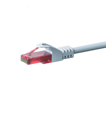 CAT6 Netzwerkkabel, U/UTP, 10 meter, Weiß, 100% Kupfer