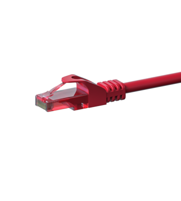 CAT6 Netzwerkkabel 100% Kupfer - U/UTP - 15 Meter - Rot