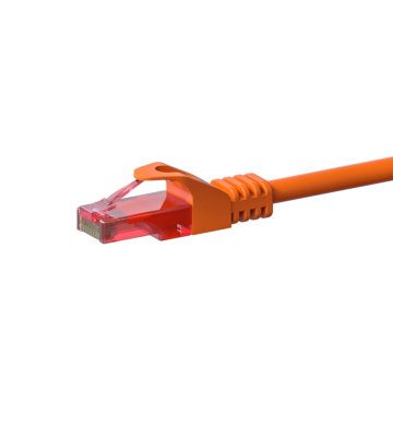 CAT6 Netzwerkkabel 100% Kupfer - U/UTP - 15 Meter - Orange