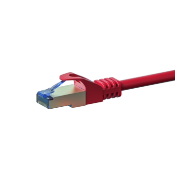 CAT 6a Netzwerkkabel LSOH - S/FTP - 0,50 Meter - Rot