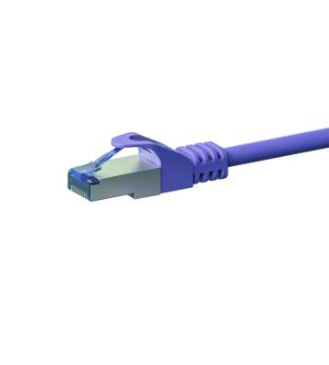 CAT 6a Netzwerkkabel LSOH - S/FTP - 10 Meter - Violett