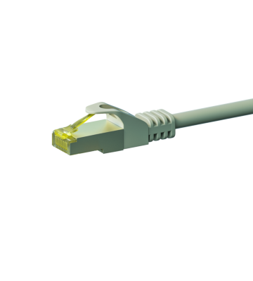 RJ45 Netzwerkkabel S/FTP (PiMF), mit CAT 7 Rohkabel, Grau, 20m