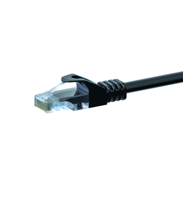 CAT 5e Netzwerkkabel U/UTP – 10 Meter -  Schwarz - CCA