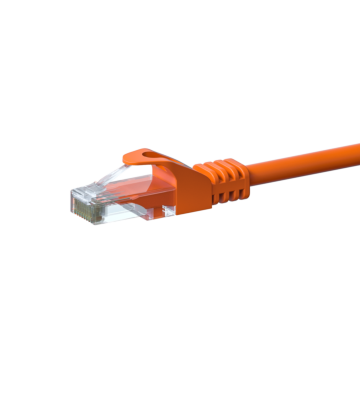 CAT 6 Netzwerkkabel U/UTP - 1 Meter - Orange - CCA