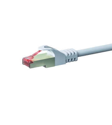 CAT 6 Netzwerkkabel LSOH - S/FTP - 0,25 Meter - Weiß