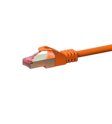 CAT 6 Netzwerkkabel LSOH - S/FTP - 1 Meter - Orange