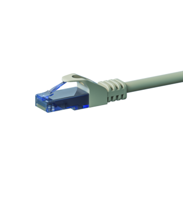 CAT6a Netzwerkkabel 100% Kupfer - U/UTP - 15 Meter - Grau