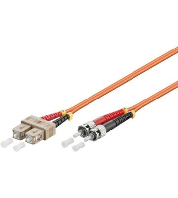 Glasfaserkabel SC-ST OM2 Duplex Patchkabel – 15 Meter