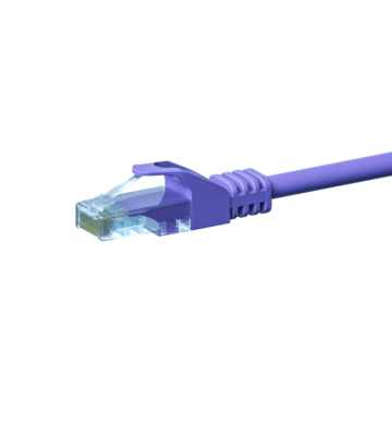 CAT 5e Netzwerkkabel U/UTP – 5 Meter -  Violett - CCA