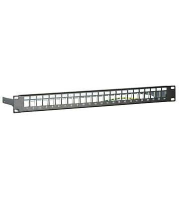 STP Keystone-Patchpanel, 24 Ports Unbestückt