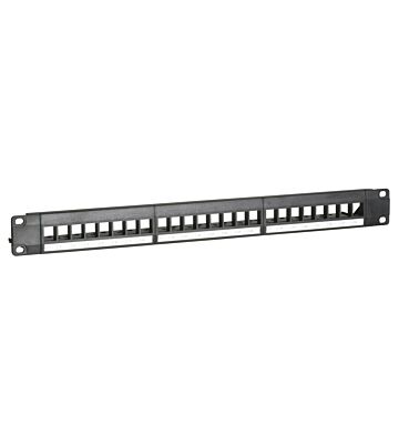 UTP Keystone-Patchpanel - 24 Ports Unbestückt