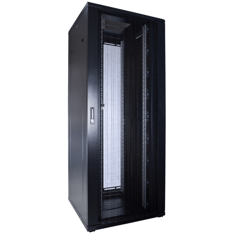 47 HE 19” Serverschrank, mit perforierter Fronttür (BxTxH) 800 x 800 x 2200mm