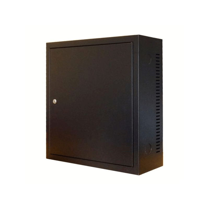 3U Wandschrank mit Metalltür 185mm tief