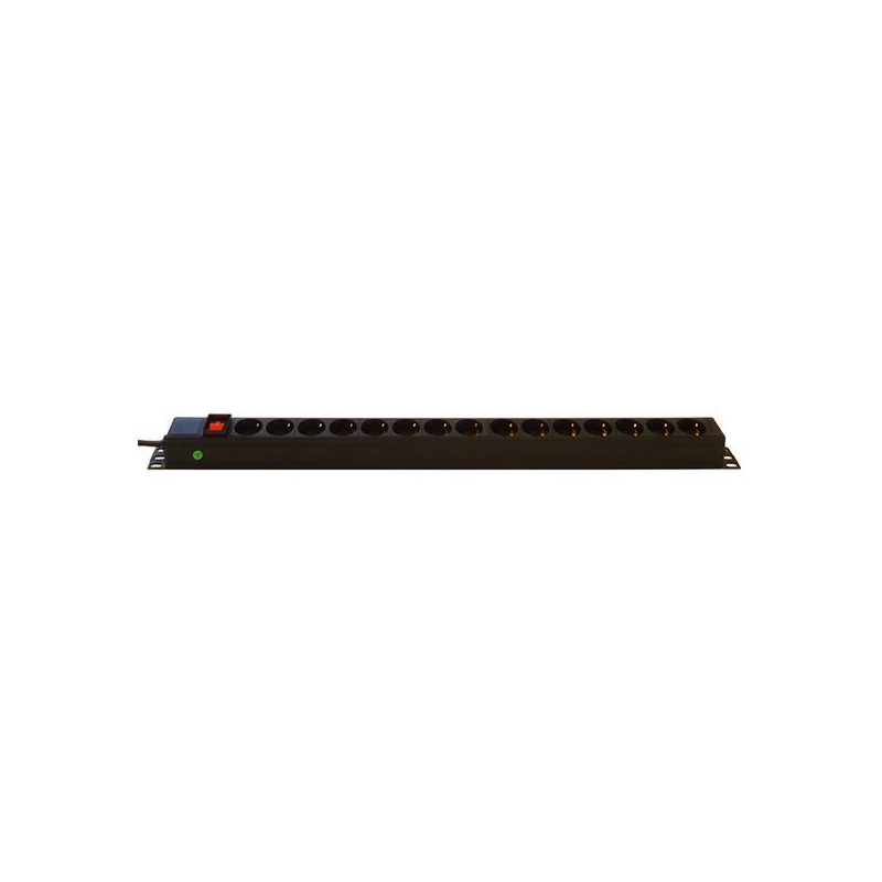 19” Steckdosenleiste - 15-fach