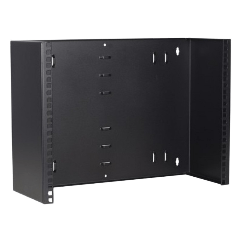 8 HE, 19” Montagerahmen für Wandbefestigungen ohne Schaniere - 180mm Tief
