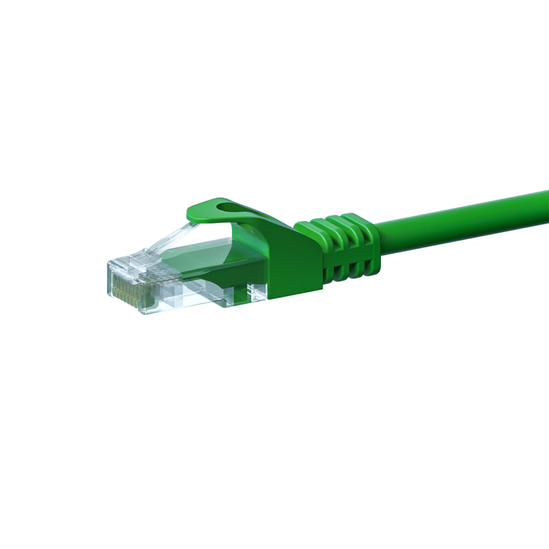 CAT5e Netzwerkkabel, U/UTP, 5 meter, Grün, 100% Kupfer