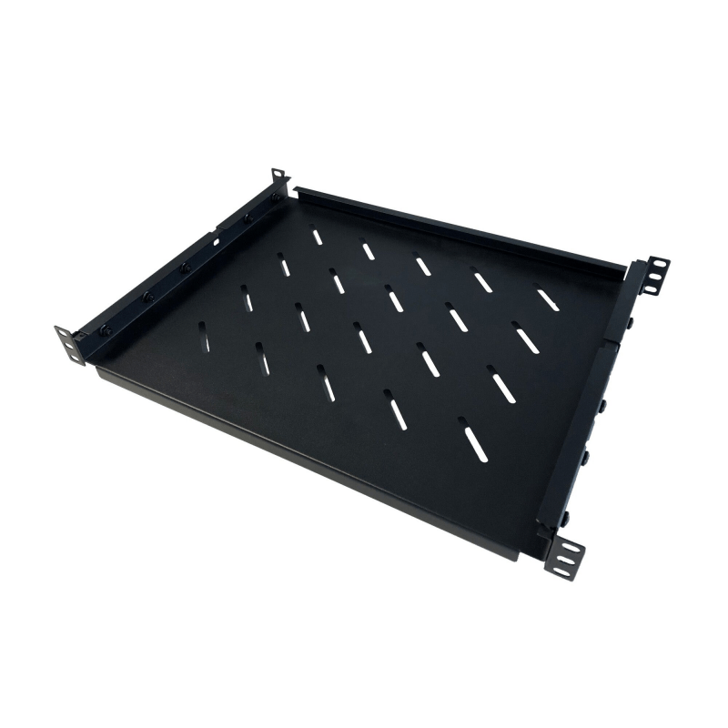 19” Universeller Fachboden 650mm bis 890mm - 1 HE