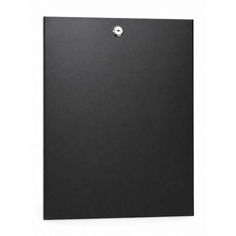 15 HE Metallseitenwand für 10" Servergehäuse - 450mm tief mit Schloss