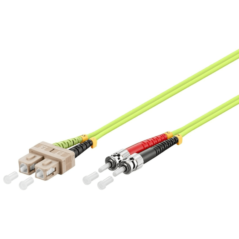 Glasfaserkabel SC-ST OM5 Duplex Patchkabel –15 Meter