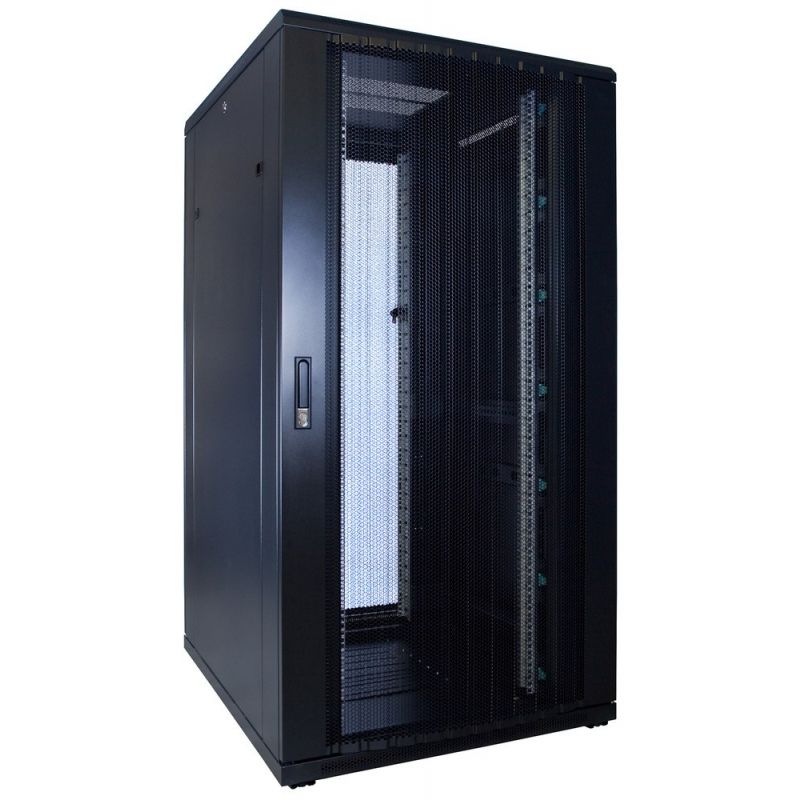 32 HE 19” Serverschrank, mit perforierter Fronttür (BxTxH) 800 x 1000 x 1600mm