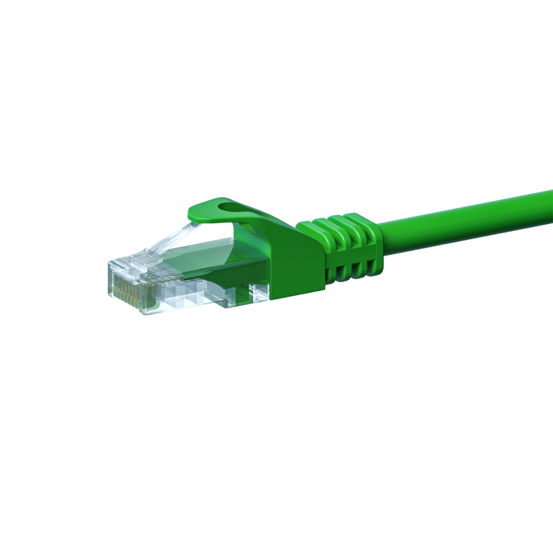 CAT 5e Netzwerkkabel U/UTP – 2 Meter - Grün - CCA