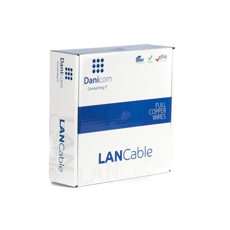 DANICOM CAT6A S/FTP 50m Starrleiter - LSZH (Dca)