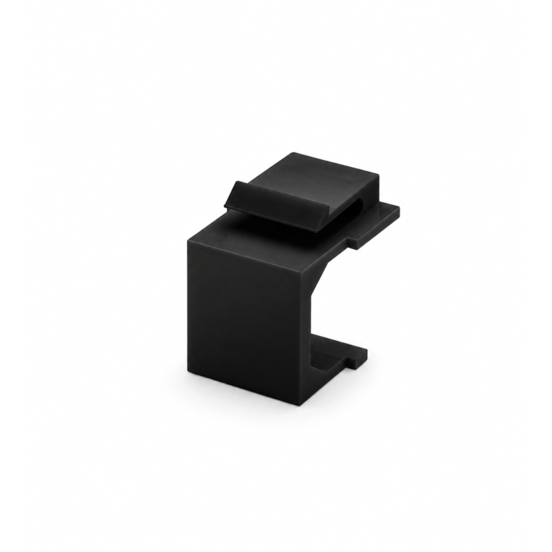 Keystone-Port-Abdeckungen, Satz von 4, schwarz