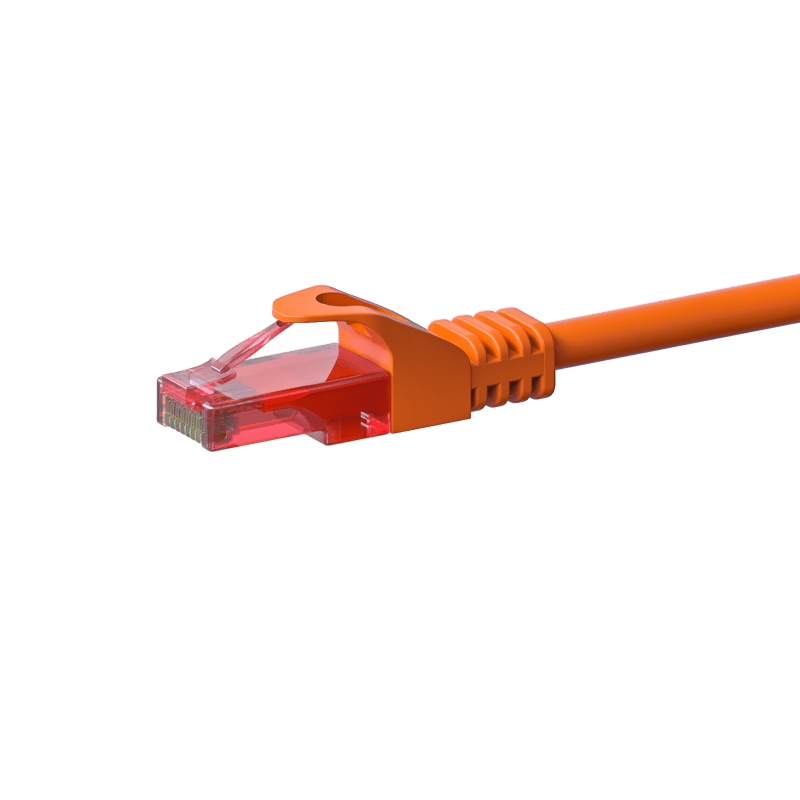 CAT6 Netzwerkkabel 100% Kupfer - U/UTP - 20 Meter - Orange