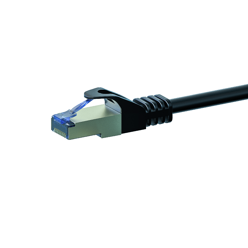 CAT 6a Netzwerkkabel LSOH - S/FTP - 10 Meter - Schwarz