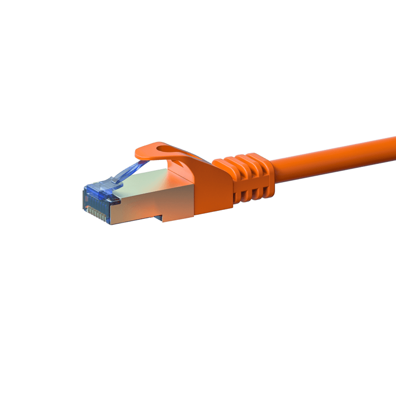 CAT 6a Netzwerkkabel LSOH - S/FTP - 10 Meter - Orange