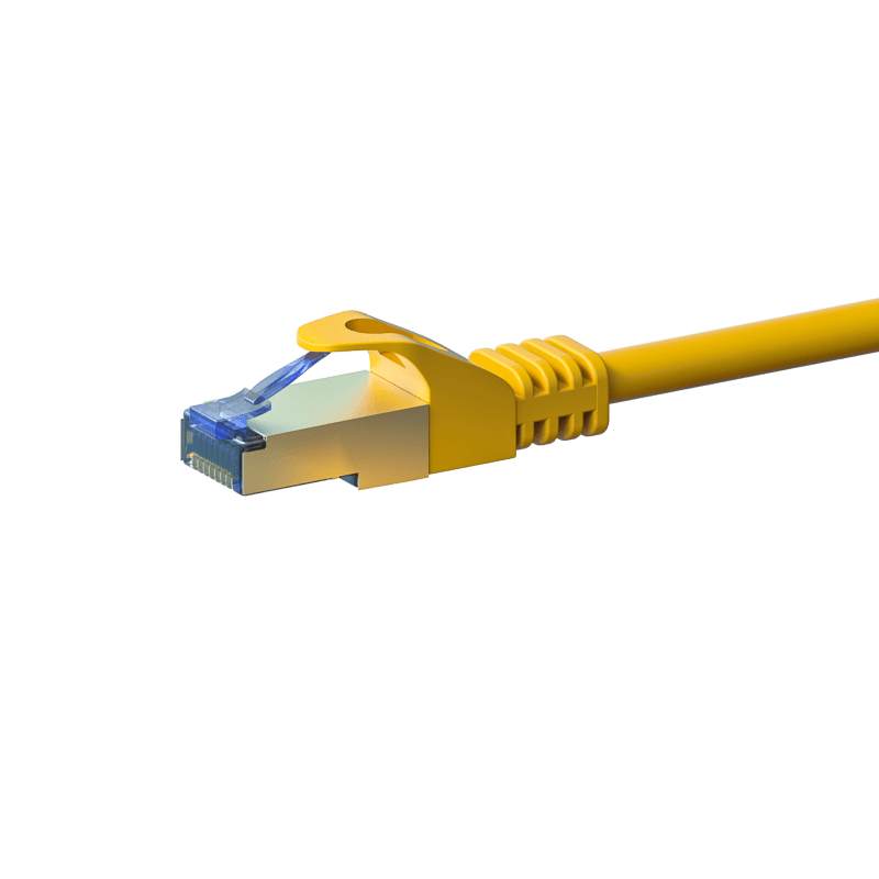 CAT 6a Netzwerkkabel LSOH - S/FTP - 0,50 Meter - Gelb