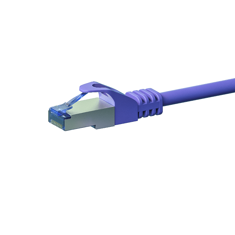 CAT 6a Netzwerkkabel LSOH - S/FTP - 50 Meter - Violet