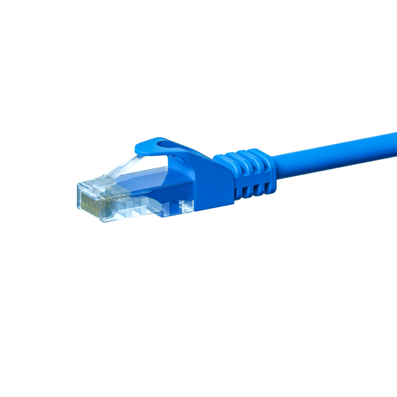CAT 5e Netzwerkkabel U/UTP – 3 Meter - Blau - CCA