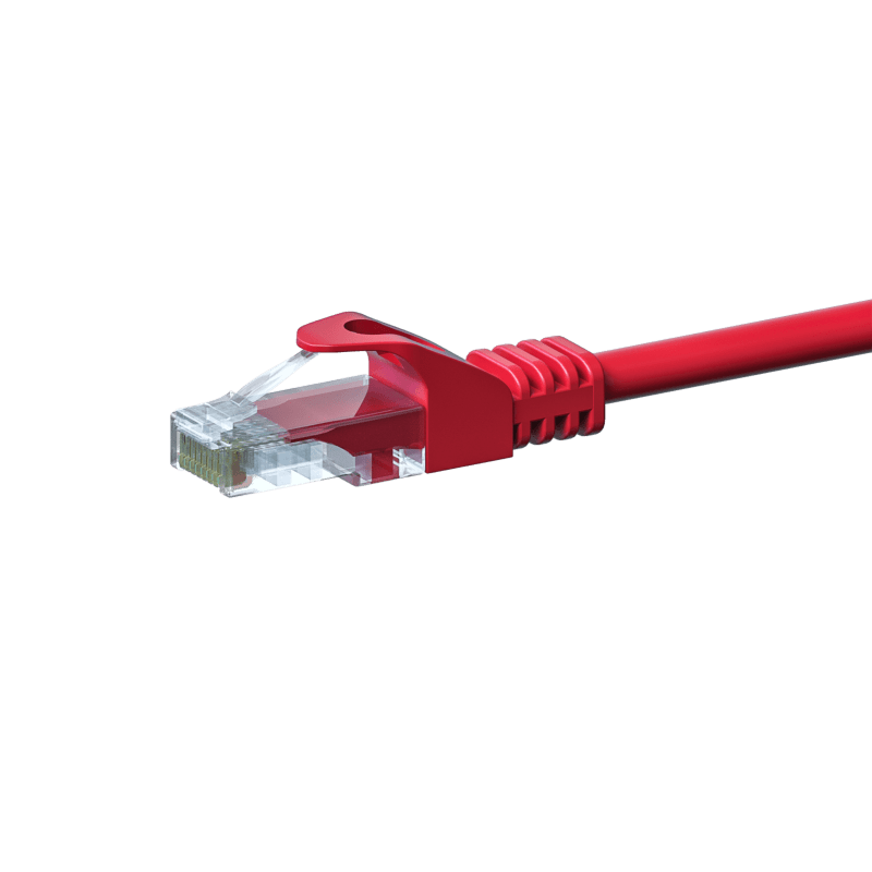 CAT 5e Netzwerkkabel U/UTP – 20 Meter - Rot - CCA